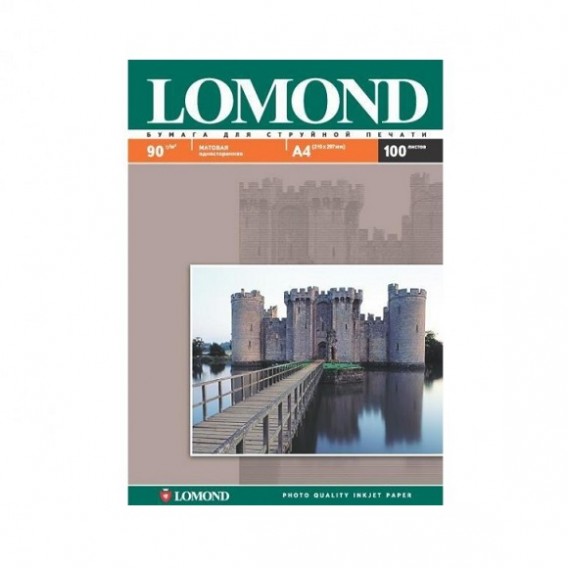 Бумага Lomond матовая A4, 90г /100 листов (0102001)/19