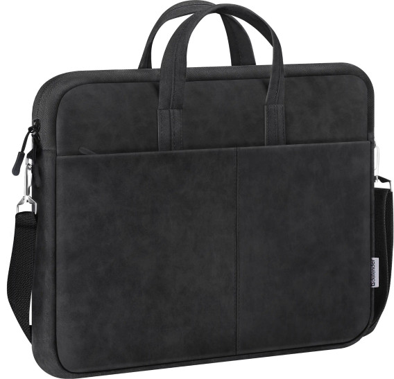 Сумка для ноутбука Defender 15,6'' Solid, PU кожа, черная 26091