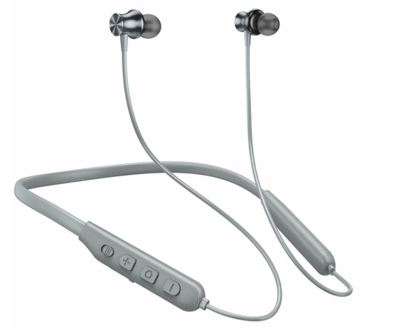 Гарнитура Bluetooth Hoco ES64 Sports (вакуумные, обод на шею) серая