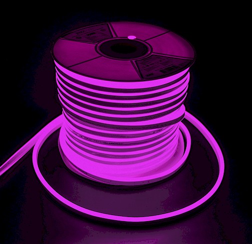 Гибкий неон Jazzway PFN-01 2835/120 220v, 6w, 8*16mm, фиолетовый IP65 метр