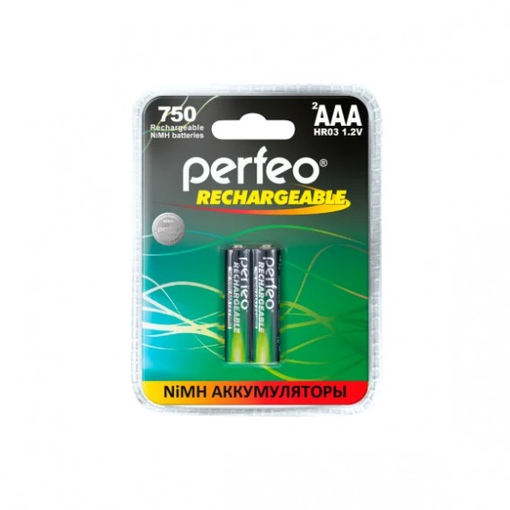 Аккумулятор Perfeo R03 750mAh Ni-Mh BL 2/40