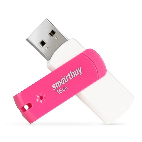 Флэш-диск SmartBuy 16GB USB 2.0 Diamond розовый