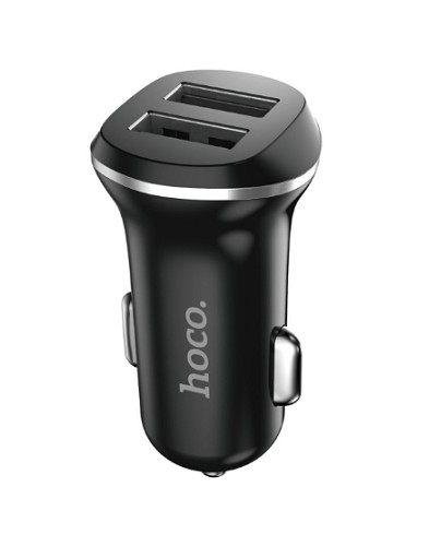 Адаптер автомобильный 2*USB 2.1A Hoco Z1