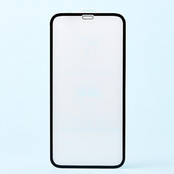 Защитное стекло 3D для iPhone 11 черное (103259)
