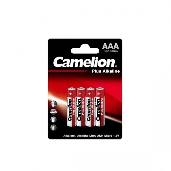 Батарейка Camelion LR03 Plus Alkaline BL 4/48