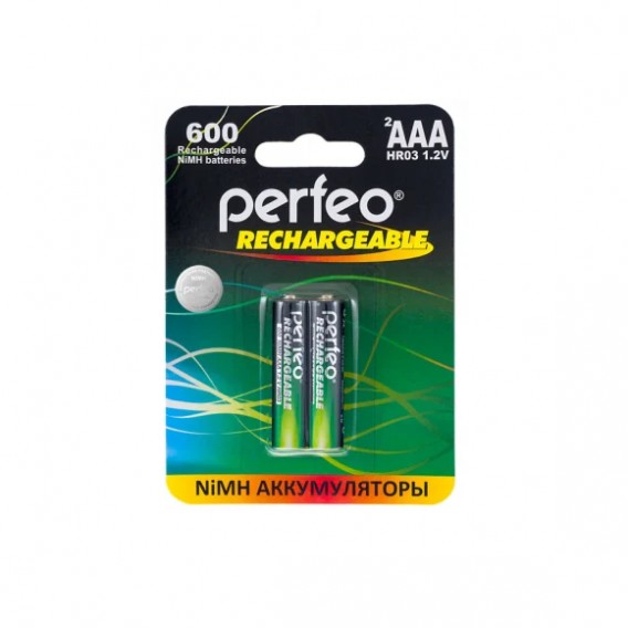 Аккумулятор Perfeo R03 600mAh Ni-Mh BL 2/60