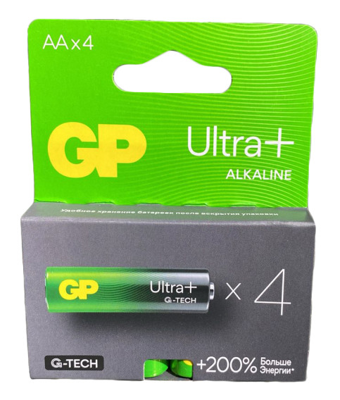 Батарейка GP LR6 ULTRA PLUS G-TECH BL 4/40/320