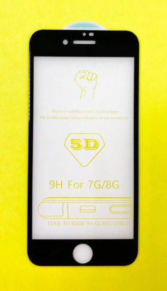 Защитное стекло 3D для iPhone 7/8/SE2020 черное (102977)