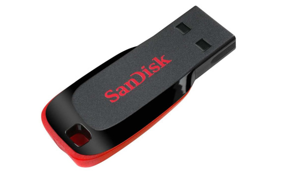 Флэш-диск SanDisk 64GB USB 2.0 CZ50 Cruzer Blade черный