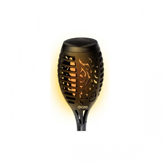 Светильник садовый Фаzа SLR-S08 форма факела, 12LED, 51 см, на солн.батарее