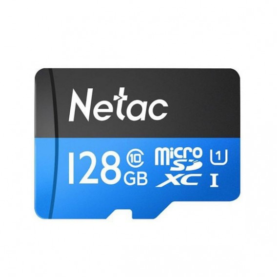 Карта памяти microSDHC Netac 128Gb P500 Class 10 UHS-1 90MB/s без адапт