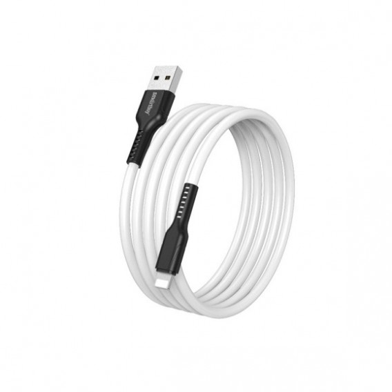 Кабель USB - lightning SmartBuy S21 1м 2,4A силикон iK-512-S21