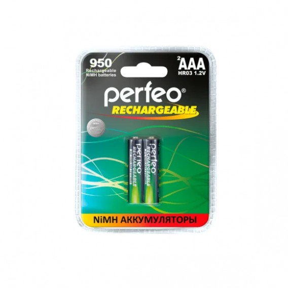 Аккумулятор Perfeo R03 950mAh Ni-Mh BL 2/40