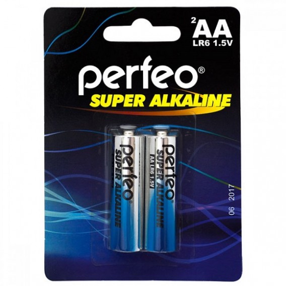 Батарейка Perfeo LR6 Super Alkaline BL 2/60