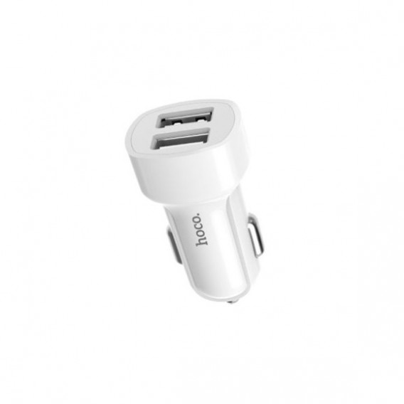 Адаптер автомобильный 2*USB 2.4A Hoco Z2A