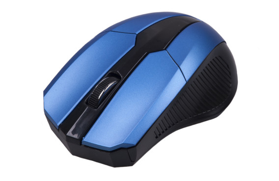 Мышь беспроводная Ritmix RMW-560 черно-синяя (2ААА не в комп.)