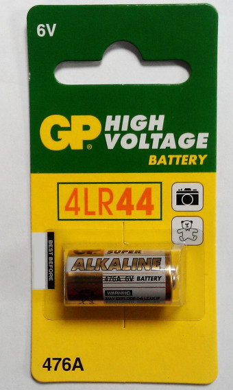 Батарейка 4LR44 (476A/28A) 6V GP BL 1/10