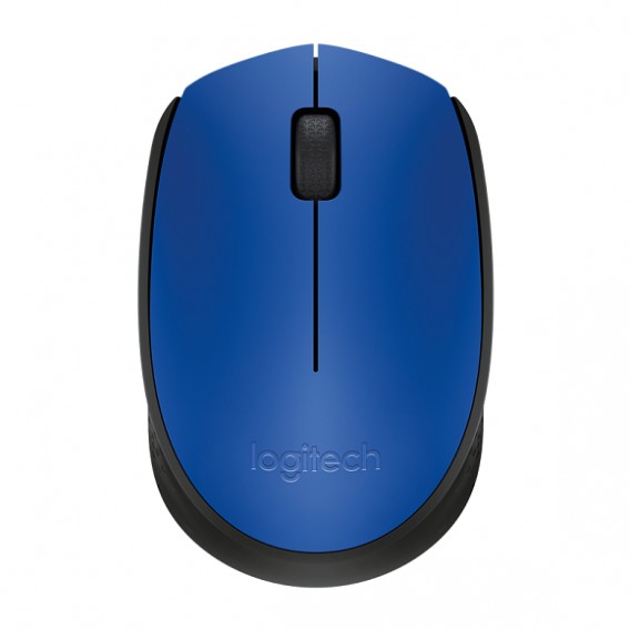 Мышь Logitech M171 беспроводная, сине-черная 910-004644 (1АА в комп.)