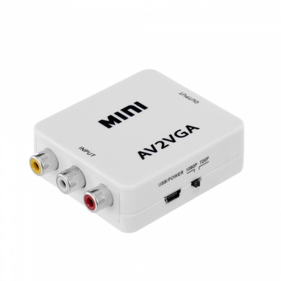 Переходник 3RCA - VGA (гн/гн) HW-2113 (AV->VGA)