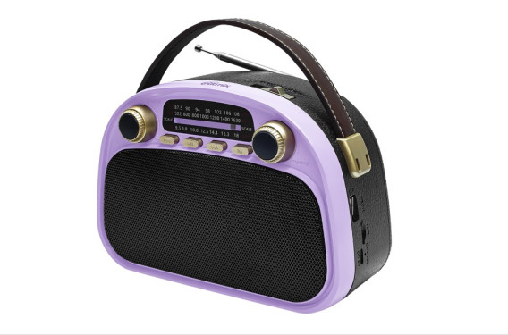 Радиоприемник Ritmix RPR-040 (Fm/BT/USB/microSD/акб.18650) лаван(18,5х13х8,5см)