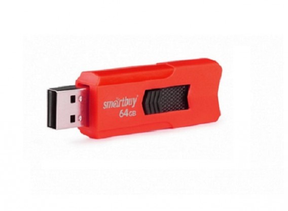 Флэш-диск SmartBuy 64GB USB 3.0/3.1 Stream красный