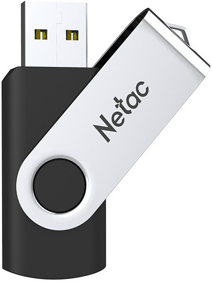 Флэш-диск Netac 128GB USB 2.0 U505 черный/серебро