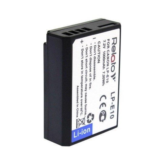 Аккумулятор в/к. Relato LP-E10 (1000mAh 7,2v) Li-ion для Canon