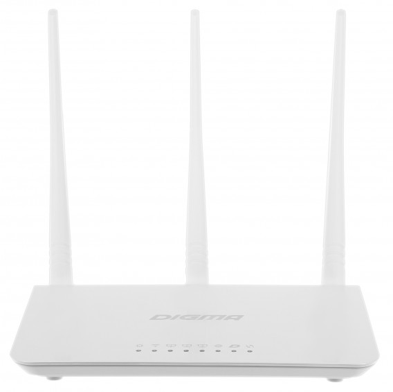 Маршрутизатор Digma DWR-N302 N300 3xLAN Wi-Fi 802.11 b/g/n, 300 Мбит/с, 3 антен