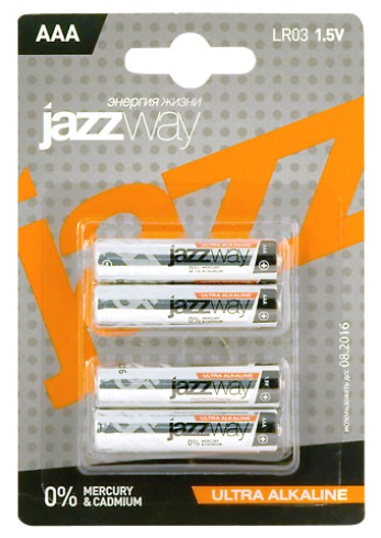 Батарейка Jazzway LR03 Ultra Alkaline BL 4/48