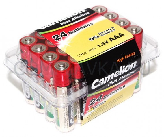 Батарейка Camelion LR03 Plus Alkaline Box 24/144/576