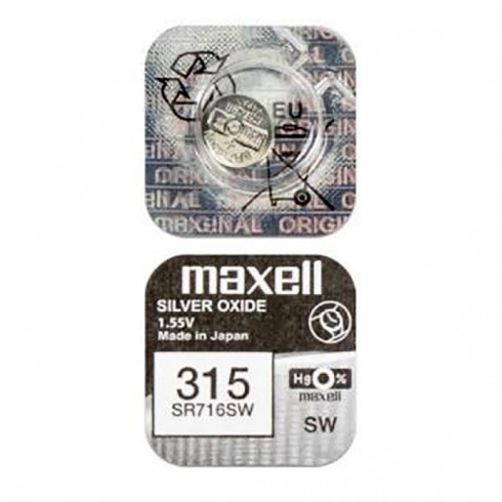 Батарейка Maxell 315 (SR716SW) BL 1/10/100