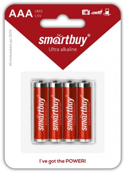 Батарейка SmartBuy LR03 BL 4/48/480
