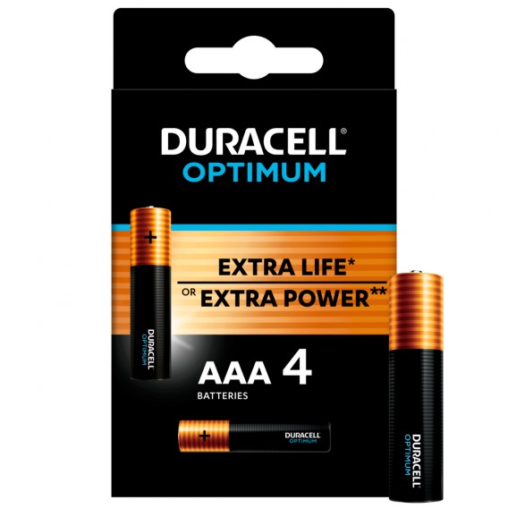 Батарейка Duracell LR03 Optimum BL 4/32