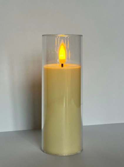 Свеча светодиодная 10см (3*LR44, в компл.) в колбе