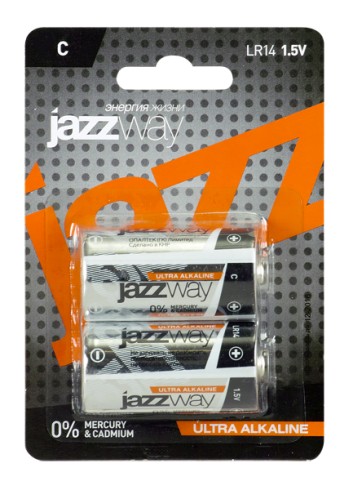 Батарейка Jazzway LR14 Ultra Alkaline BL 2/12