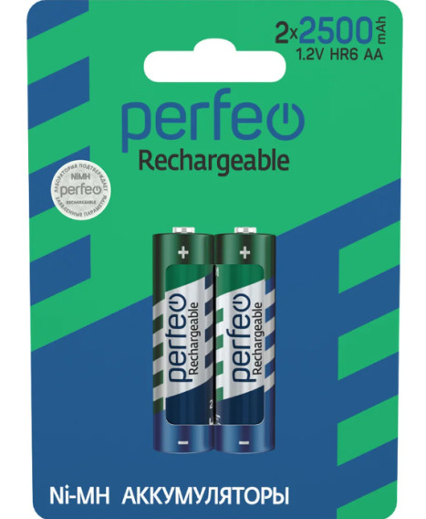 Аккумулятор Perfeo R6 2400mAh Ni-Mh BL 2/40