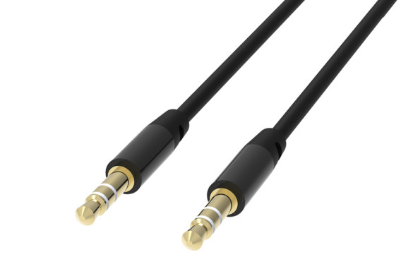 Кабель 3,5джек - 3,5джек (шт/шт) 1м витой Ritmix RCC-248