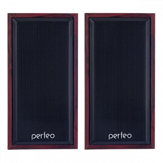 Колонки Perfeo 2.0 Cabinet, 6Вт, USB, красное дерево PF_A4388