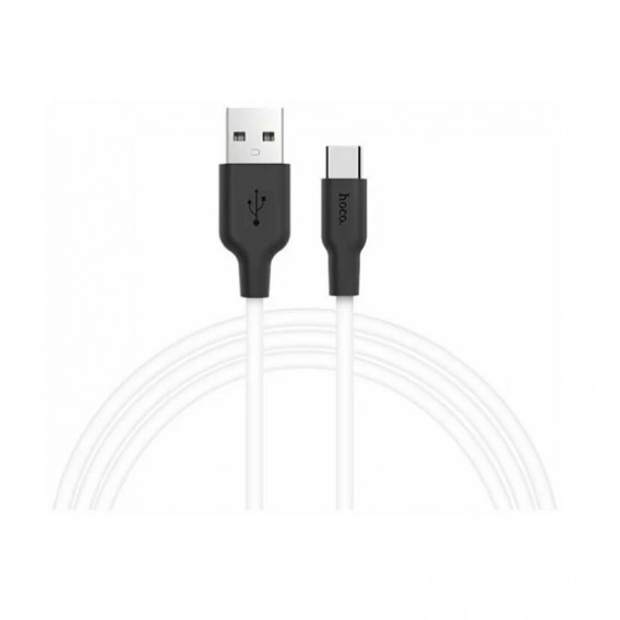 Кабель USB - Type-C Hoco X21 1м 3А силикон