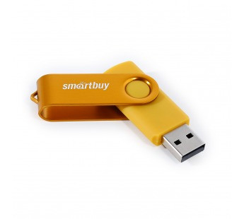 Флэш-диск SmartBuy 4GB USB 2.0 Twist желтый