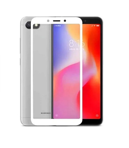 Защитное стекло 2,5D для Xiaomi Redmi 6\6А белое (91881)