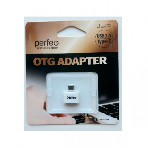Адаптер OTG USB(гнездо) - Type-C Perfeo (PF-VI-O008) PF_C3003/05