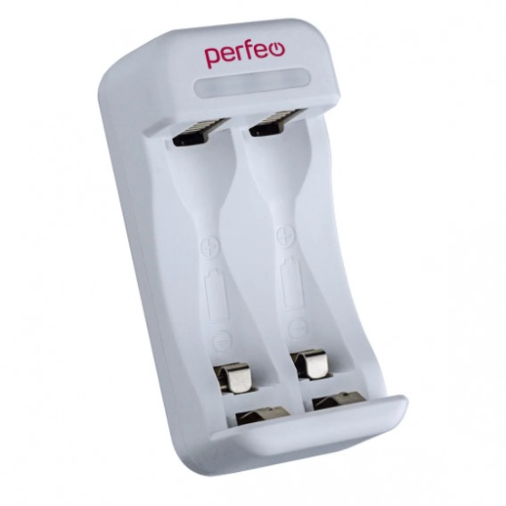 З/у Perfeo PF-UN-210 (2*AA/AAA) USB 5V, BL1