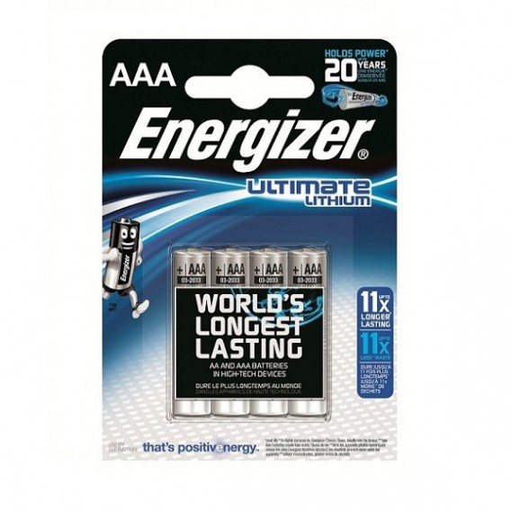 Батарейка Energizer FR03 BL 4/48 (литий!)