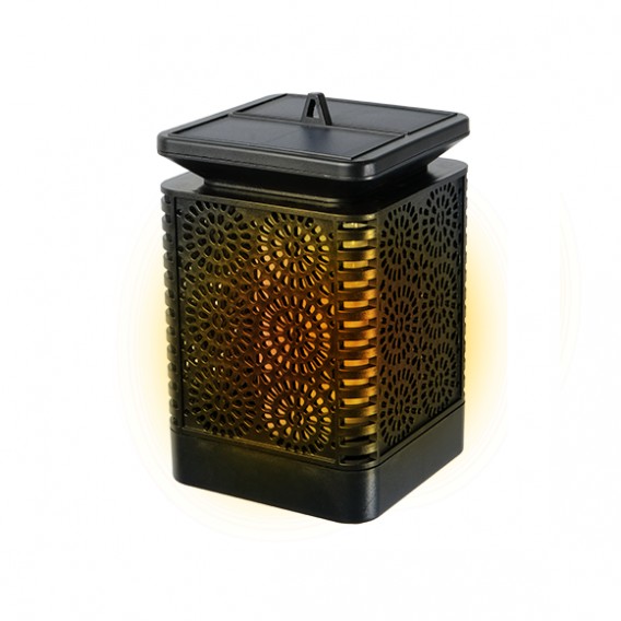 Светильник садовый Фаzа SLR-S09 арабеска, эффект факела, 12LED, 51см, на солн.
