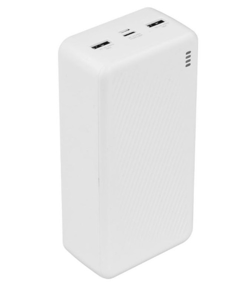 Внешний аккумулятор 30000mAh Borofone BJ55B (in - T,M/out - 2U) белый