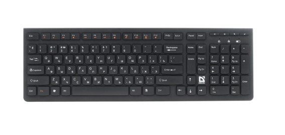 Клавиатура беспроводная Defender UltraMate SM-535 черная 45535