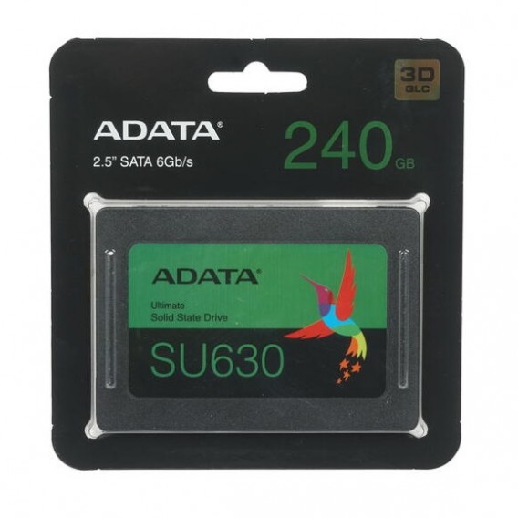 Внутренний диск SSD A-Data 240Gb 2.5'', SATA-III QLC (ASU630SS-240GQ-R)