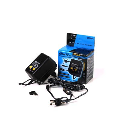 Блок питания Robiton PC500 (500mA 1.5/3/4.5/6/7.5/9/12V)