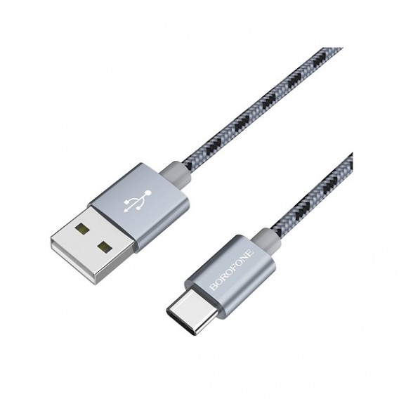 Кабель USB - Type-C 1м Borofone BX24  3А/18W, нейлон
